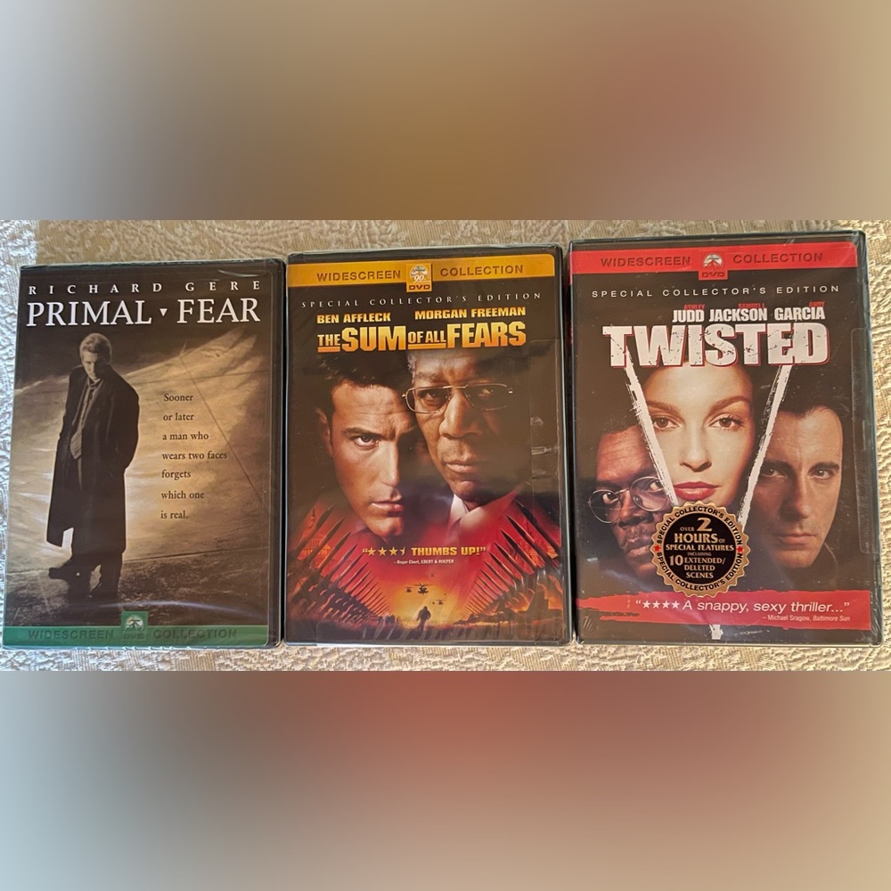 Three Classic Thrillers - All New & Sealed.